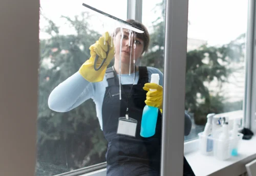 Nettoyage de vitres intérieures et extérieures au Bersac